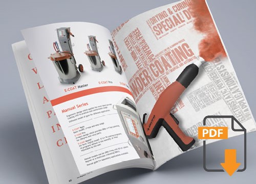 Flyer Katalog Pulverbeschichtungsanlagen Hersteller